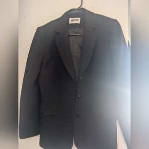 Black Lace-detailed Blazer